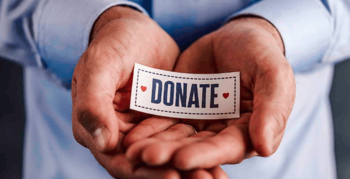 صورة معبّرة عن التبرع